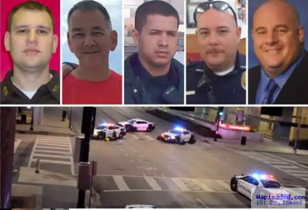 Faces of the 5 Police officers killed by the sniper in Dallas